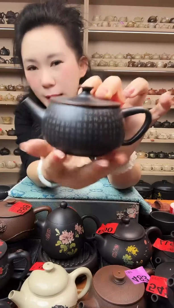 壶578 大瑕疵无礼盒 水墨汉瓦