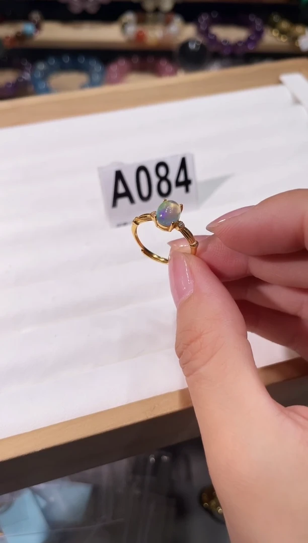 水晶手链未镶嵌A084欧泊戒指