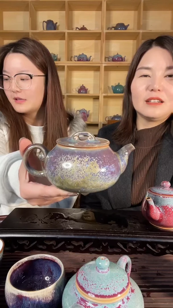 【闪购商品】摆件炭烧如意石瓢 土魂钧瓷