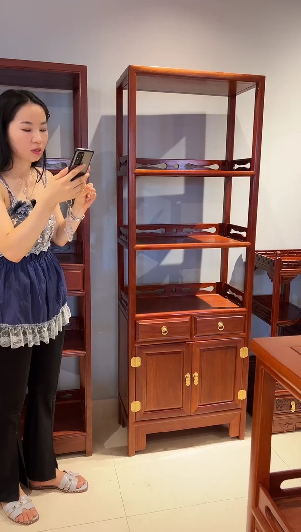 花梨木类成套家具书柜