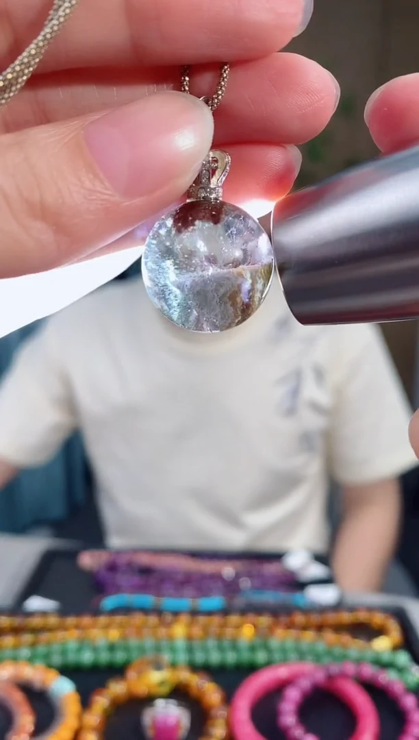 吊坠(不含链)银S925镶嵌水晶198