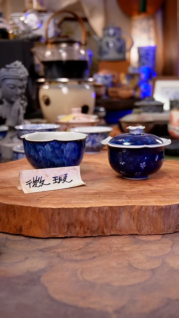 摆件陶梅花手工手绘手工手绘