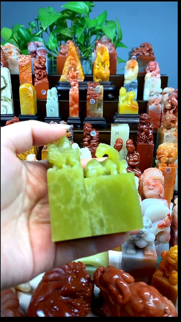 寿山石印石打**客善伯印章