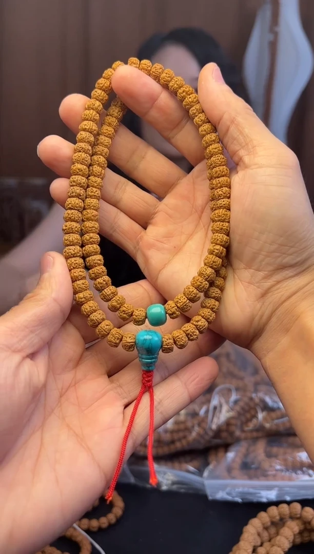 金刚菩提把件8mm+ DIY藏式盘龙小金刚108脖挂