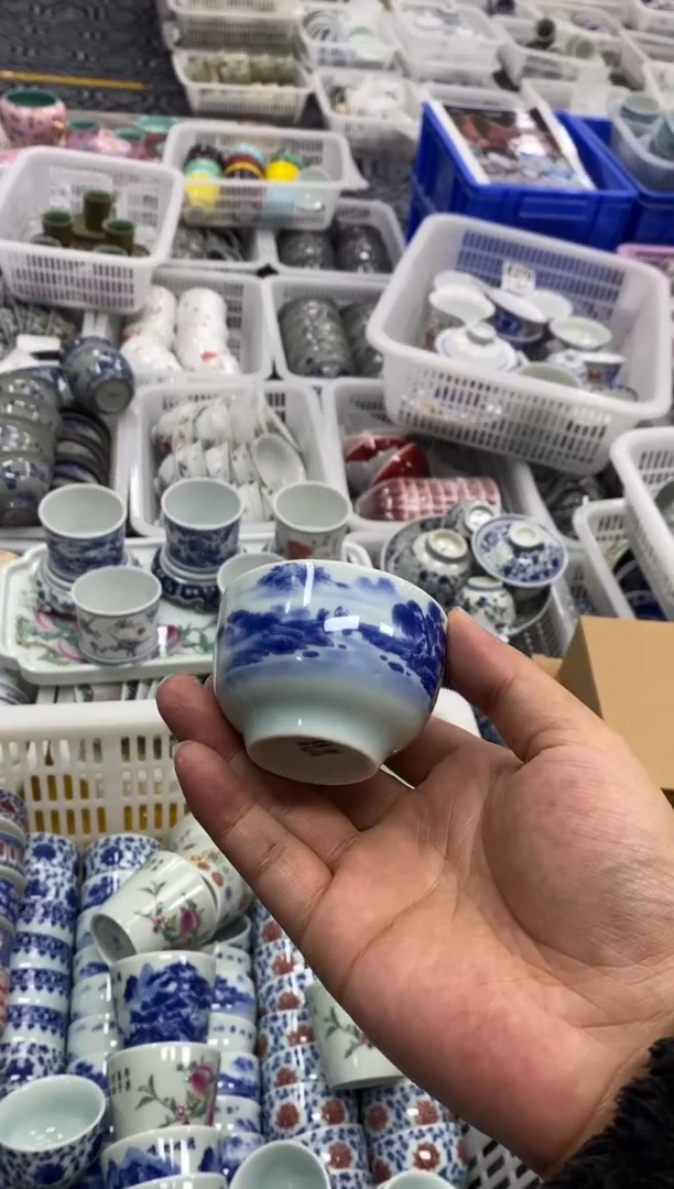 陶瓷景德陶瓷茶具容量约55