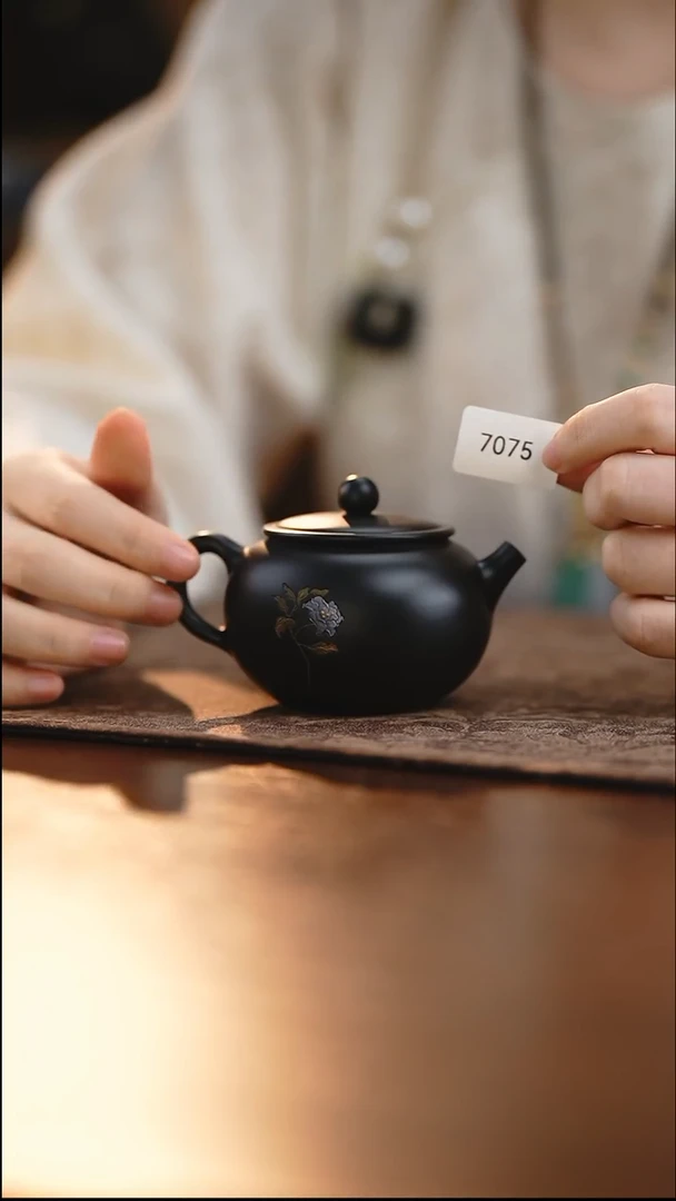 雲梦茶器紫陶茶壶7075