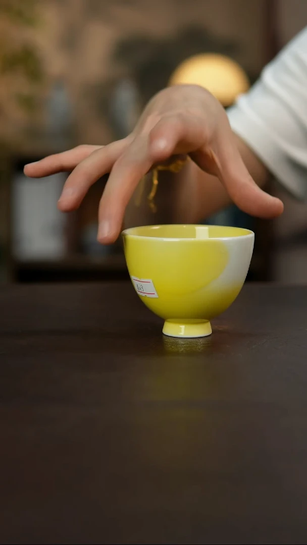 杯景德镇陶瓷杯碗柴烧多人