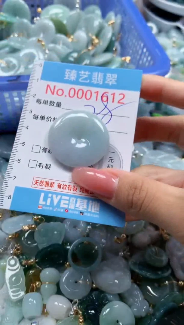 翡翠未镶嵌颈饰1612