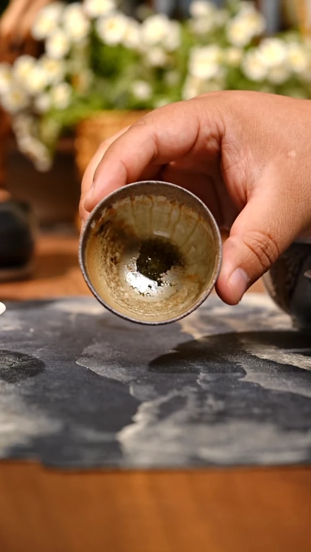 【闪购商品】流釉结晶放不稳857号~~青云柴烧裸烧