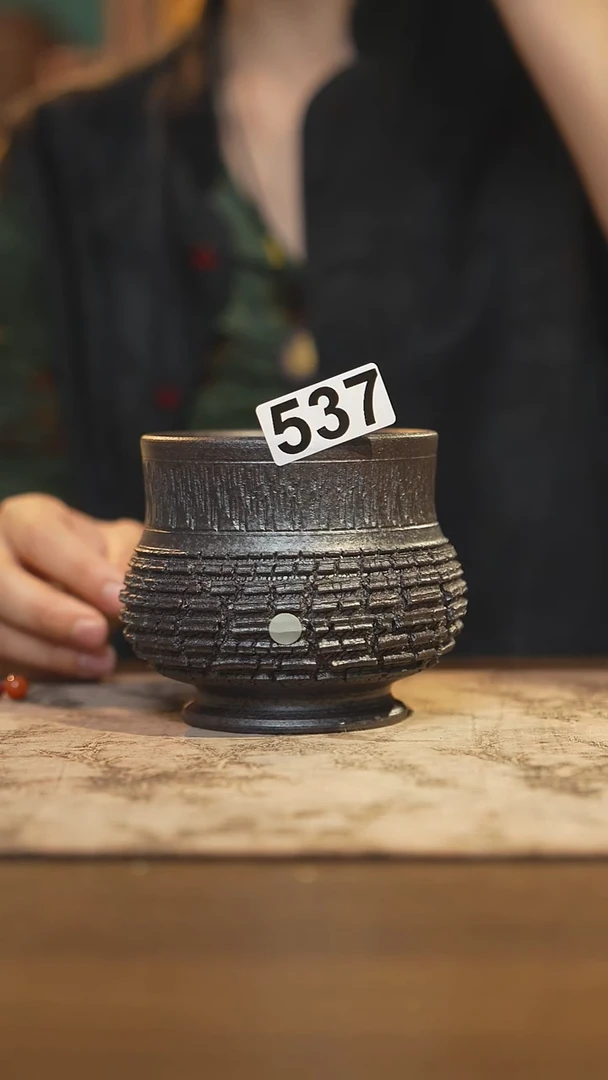 手工茶器霸王杯陶瓷茶具  建水 微瑕  537