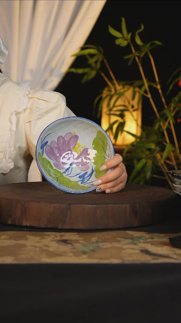 碗景德镇手工手绘高温陶瓷可进蒸箱烤箱洗碗机