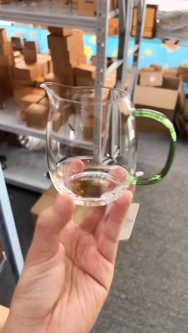 禾器澄然茶海湖绿色送茶巾