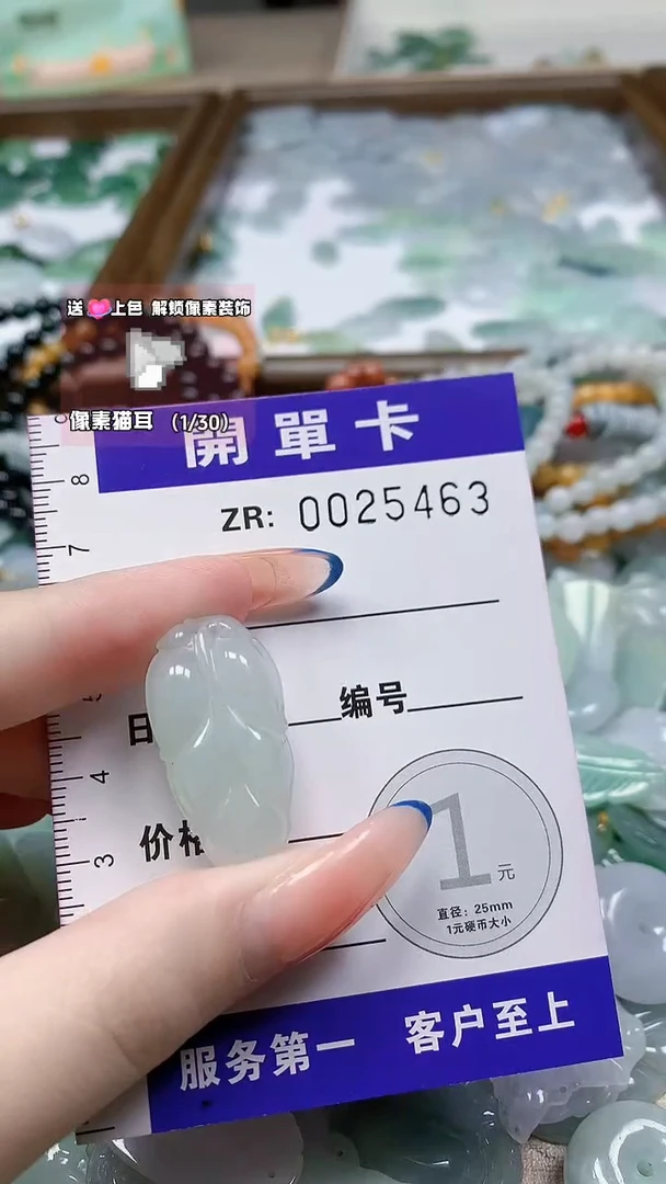 翡翠未镶嵌颈饰翡翠A货 多样性发货其一（不含链）