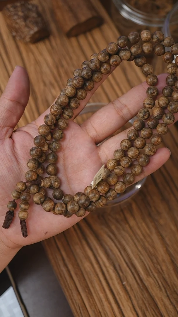 手串沉香芽庄野生绿棋0.88-36克XX502