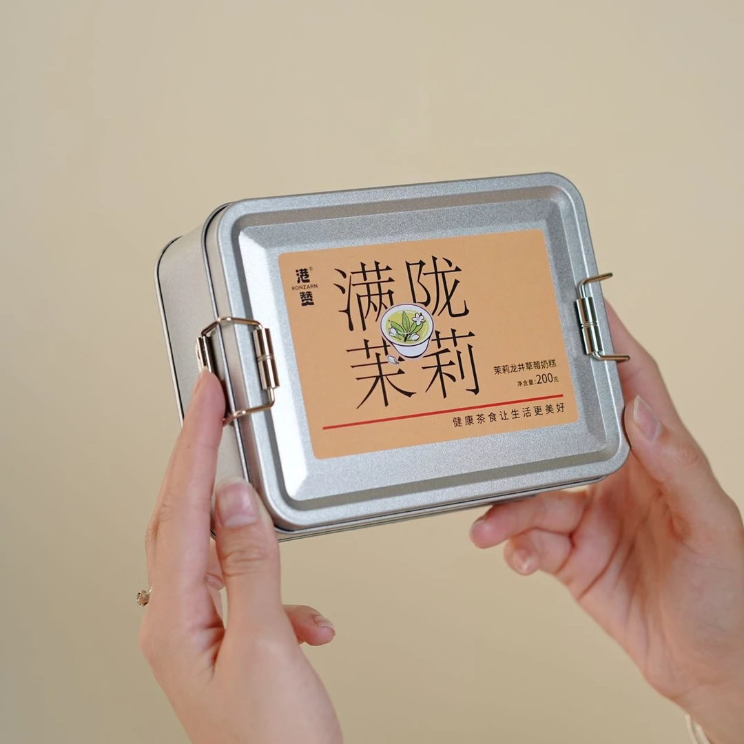 港赞 满陇茉莉（茉莉龙井草莓奶糕）