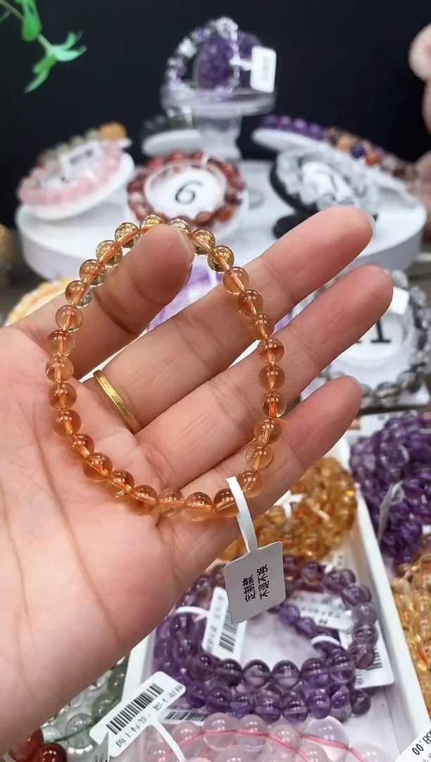 【闪购商品】水晶手串未镶嵌黄水6