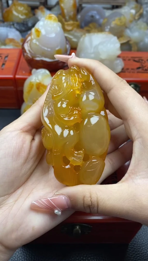 【闪购商品】玛瑙/玉髓手把未镶嵌00