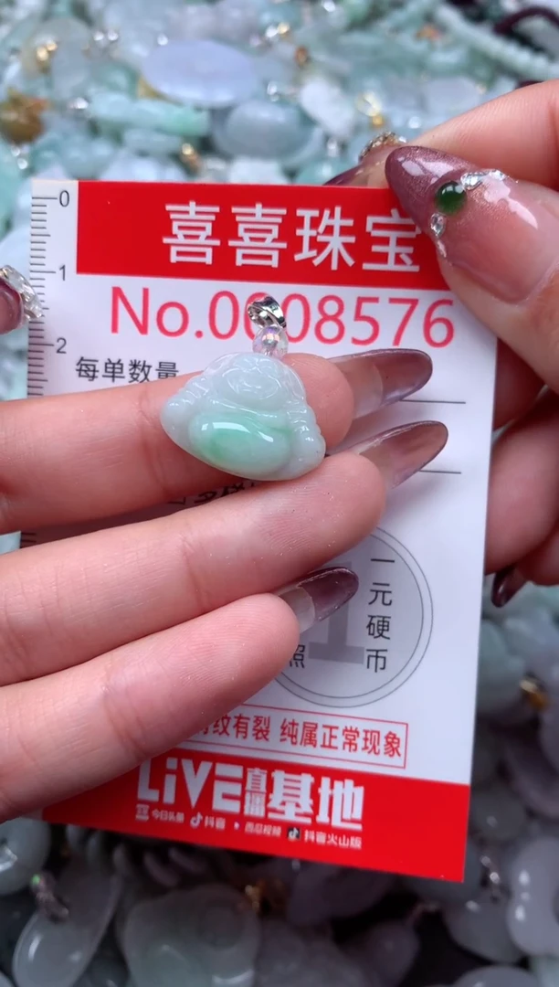 颈饰未镶嵌翡翠8576