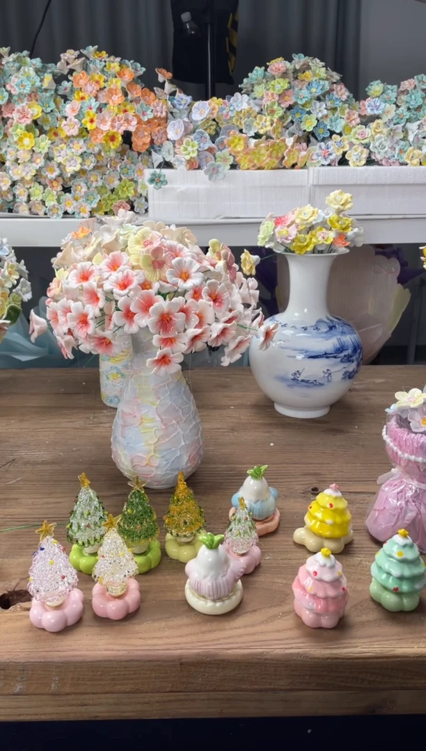 陶瓷圣诞树1个装