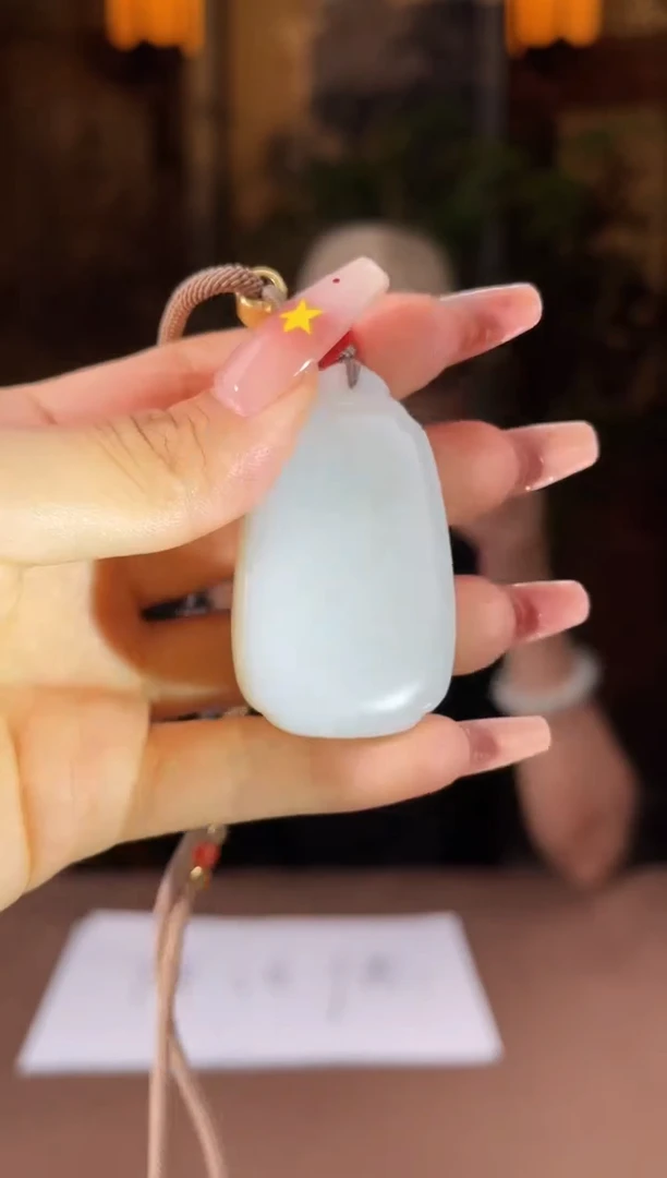 和田玉未镶嵌颈饰S315