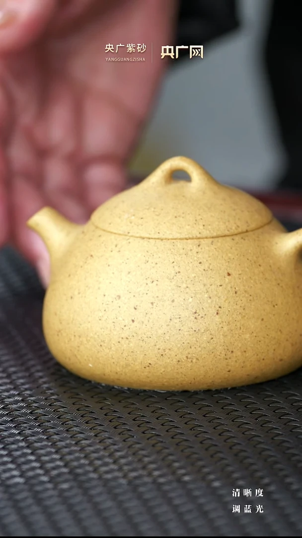 茶壶紫砂紫砂19 半月 黄金段