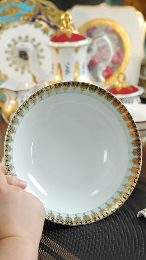 【闪购商品】瓷片9英寸汤碗 福利价尾单