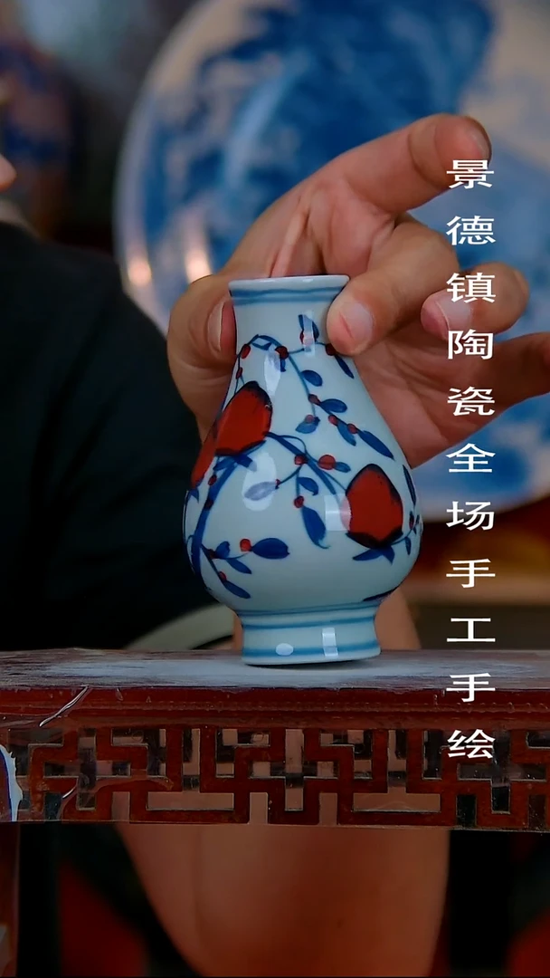 摆件景德镇陶瓷 全场手工手绘