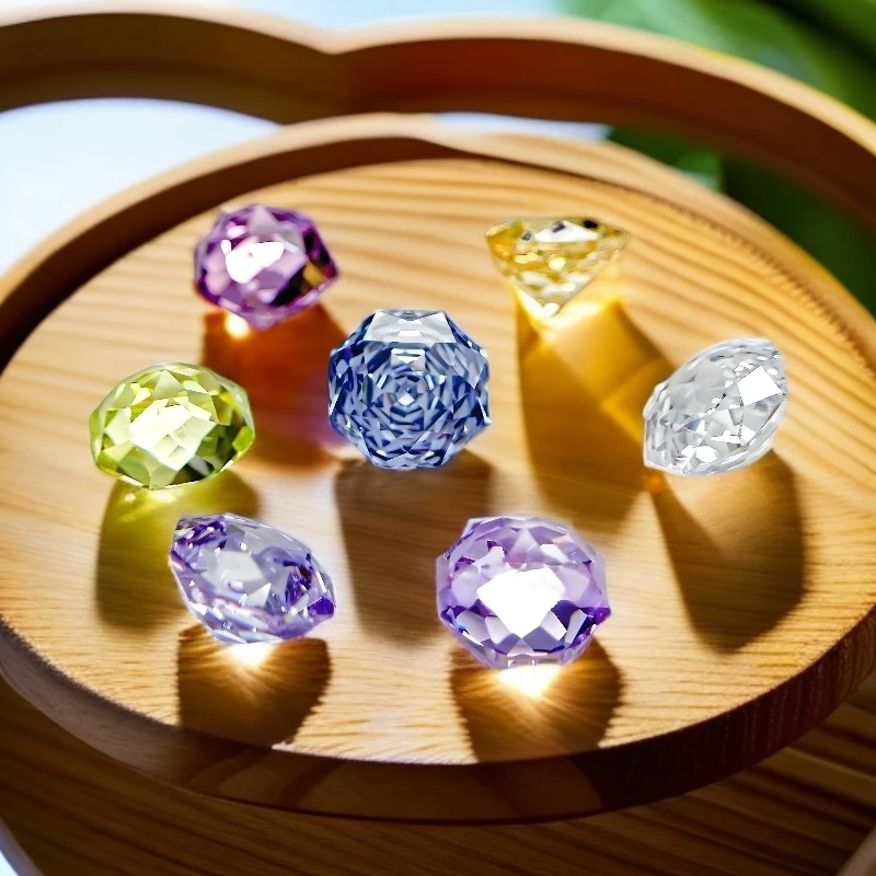 【森屿美甲饰品】全瑕特殊切锆石美甲饰品