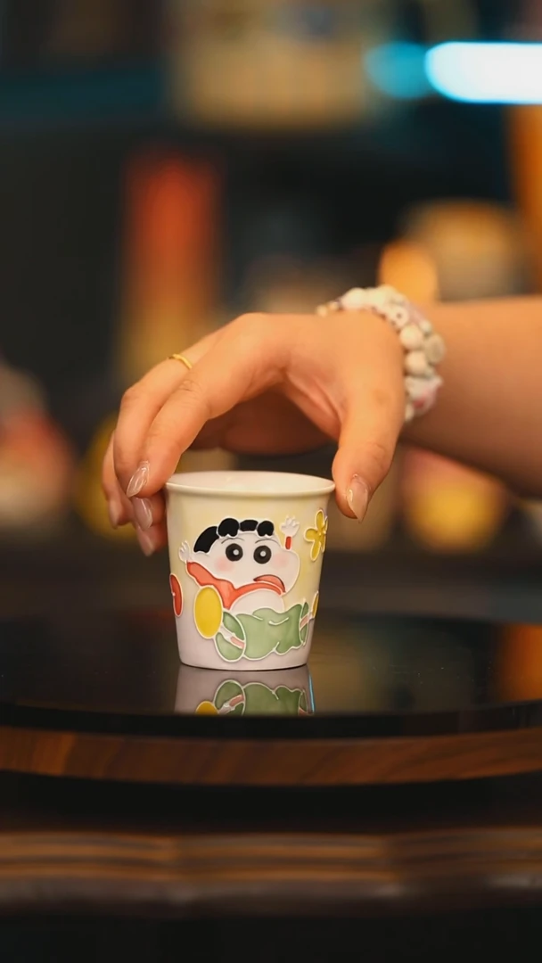 【闪购商品】杯子景德镇高温釉下彩绘设计师款