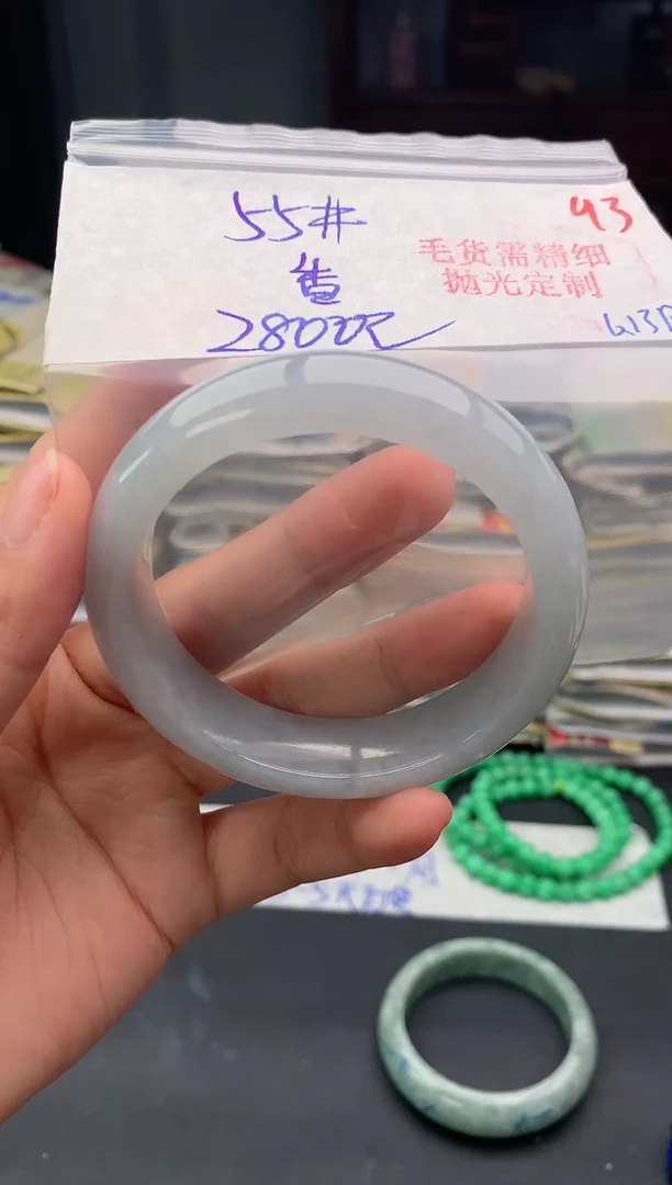 定制翡翠未镶嵌香*儿93毛货需精细抛光多样性1件28001元