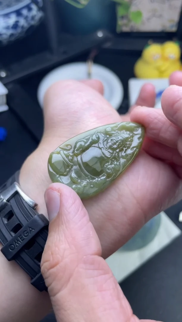 【闪购商品】翡翠挂件未镶嵌发一件