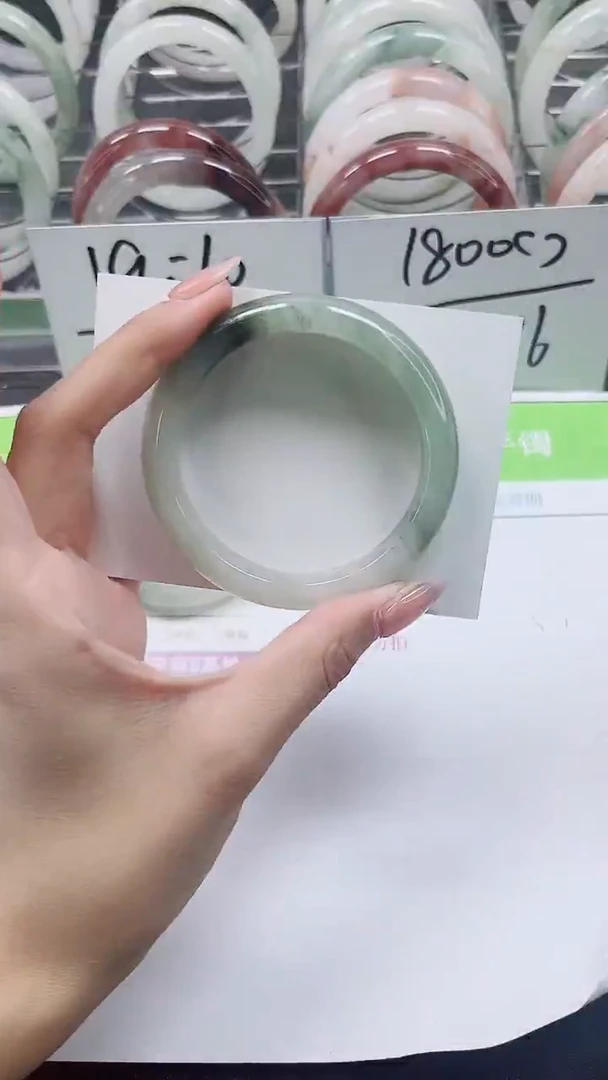 【闪购商品】石英质玉手镯未镶嵌A42-54/55