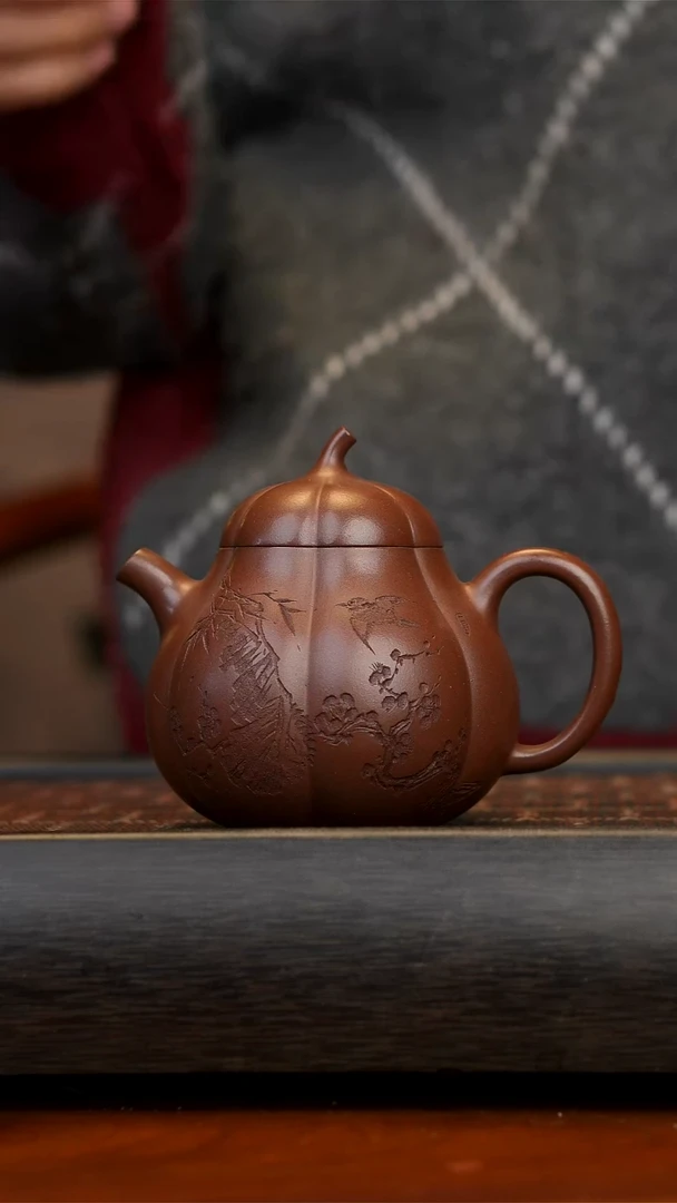 【闪购商品】紫砂茶壶宜兴紫砂茄瓜