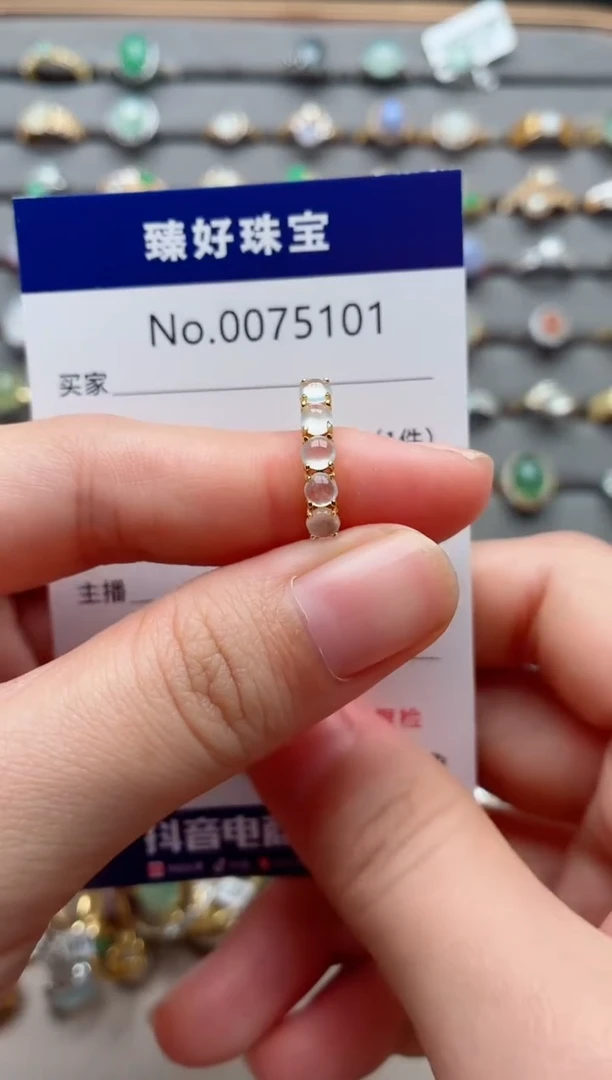 银S925镶嵌戒指翡翠.