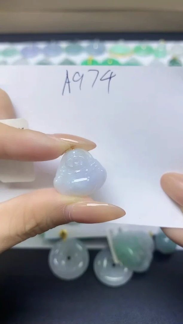 颈饰未镶嵌翡翠天然缅甸A货翡翠百元以上9元证书费自理