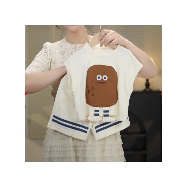 【现货】2024夏新款男女儿童套装休闲外穿时尚百搭套装30751