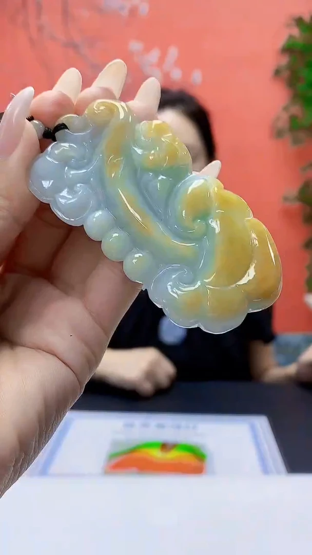 未镶嵌定制翡翠5160ty-毛货挂件152