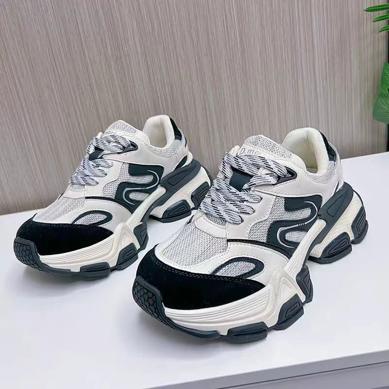 {洋弟}2025女款时尚百搭休闲老爹鞋*LN41A06