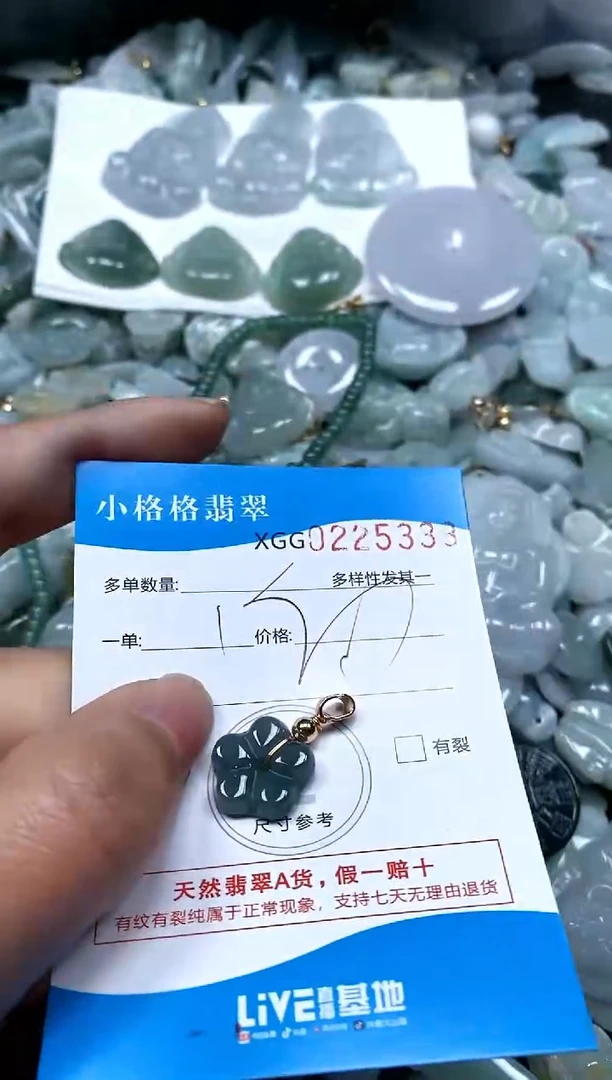 【闪购商品】翡翠颈饰未镶嵌闪购商品0225338