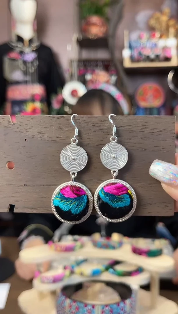 织绣 民族风手工非遗老绣饰品555