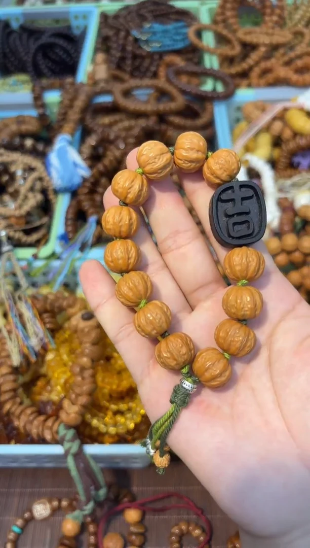 手串白玉菩提猴头禅宗手持