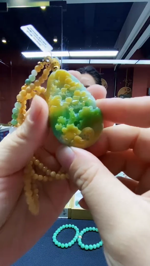 颈饰未镶嵌翡翠翡翠吊坠