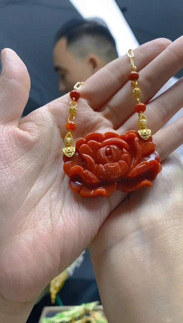 【闪购商品】翡翠耳饰合金96翡翠锁骨链