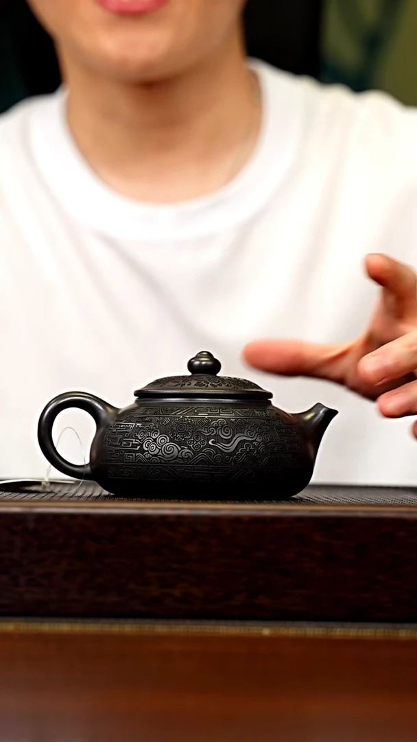 茶壶紫砂宜兴原矿 半手工 紫砂壶容量240CC