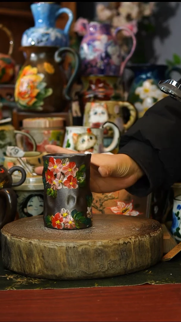 陶瓷226景德镇手工手绘釉下彩