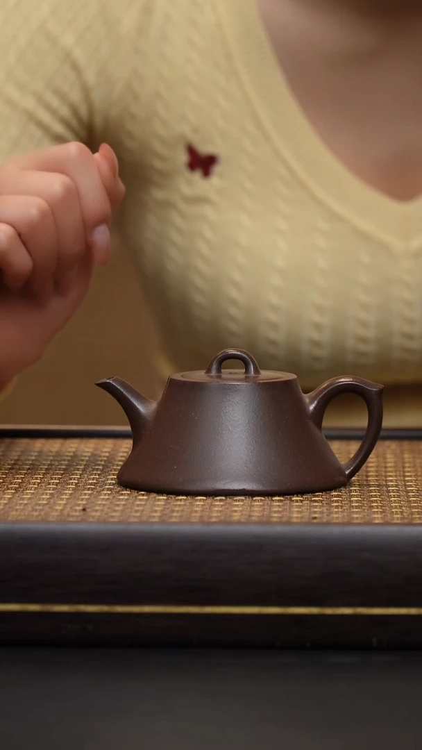 茶壶紫砂天青泥 饮瓢
