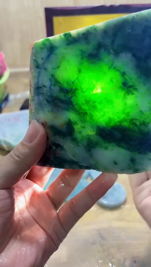 翡翠挂件未镶嵌A货常星1633