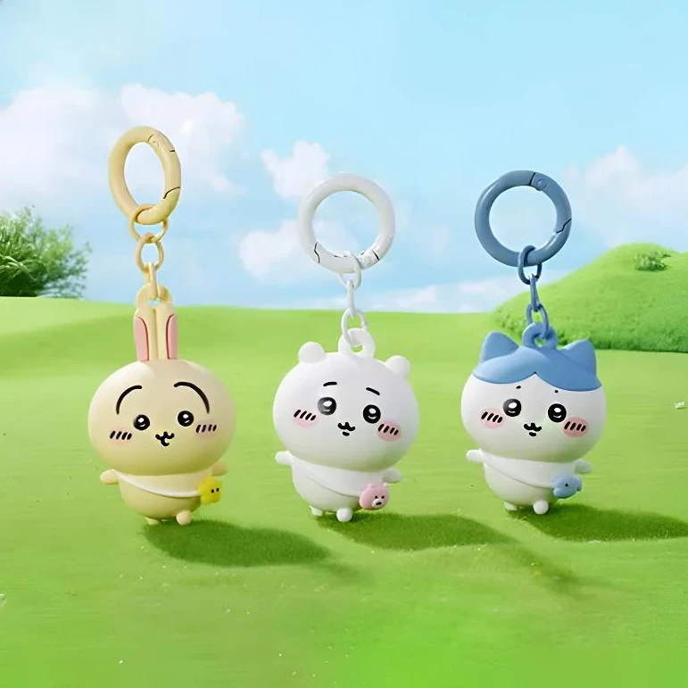 Chiikawa系列3D挂件MINISO名创优品卡通钥匙扣乌萨奇吉伊小挂件