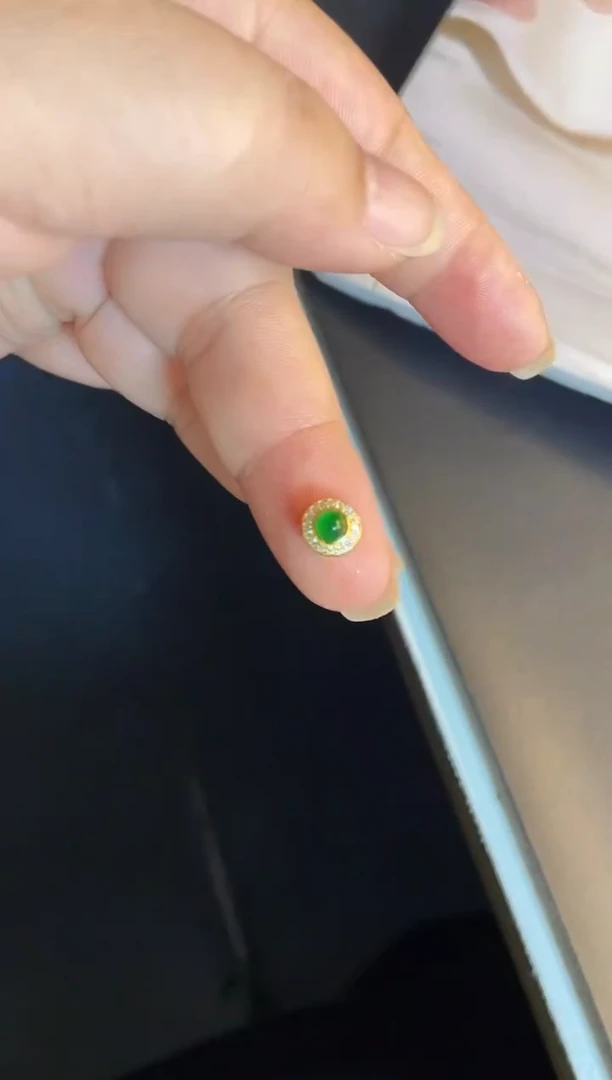 吊坠(不含链)银S925镶嵌翡翠1