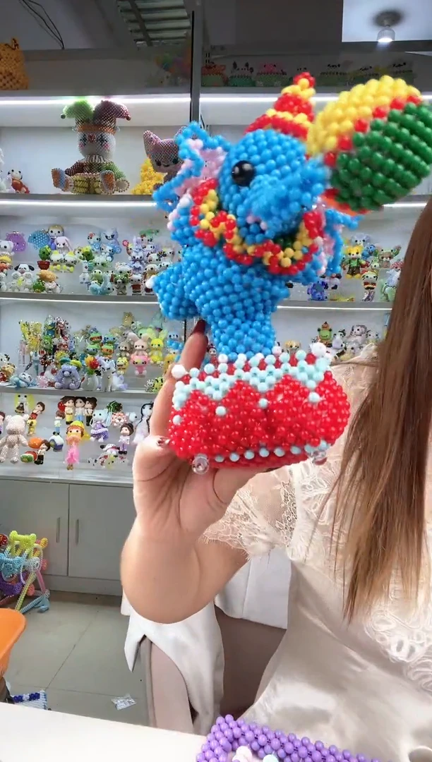 玻璃2667 卡6糖果珠马戏团大象